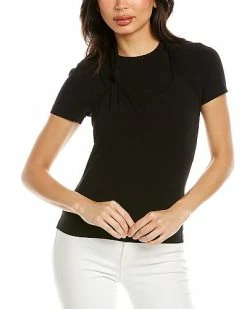 Helmut Lang Knotted Drape T-Shirt Women