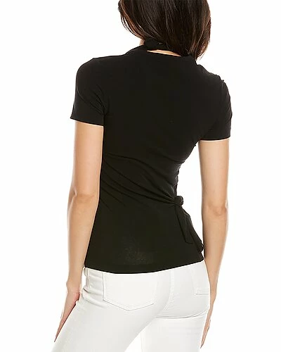 Helmut Lang Knotted Drape T-Shirt Women 2 Helmut Lang Knotted Drape T-Shirt Women - Image 2