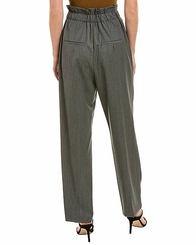 Helmut Lang Paperbag Wool Pant Women 2 Helmut Lang Paperbag Wool Pant Women - Image 2
