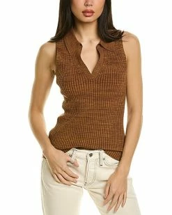 Helmut Lang Marl Rib Tank Women