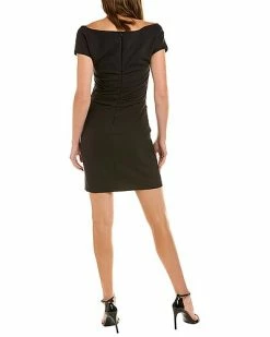 Helmut Lang Off-The-Shoulder Wool-Blend Sheath Dress Women 6 Helmut Lang Off-The-Shoulder Wool-Blend Sheath Dress Women -Millennium Lighting Shop 1411404350 RLLD 3