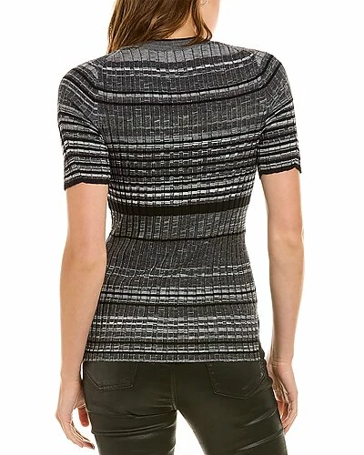 Helmut Lang Ribbed Wool-Blend Sweater Women 2 Helmut Lang Ribbed Wool-Blend Sweater Women - Image 2
