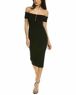 Helmut Lang Rib Knit Sheath Dress Women
