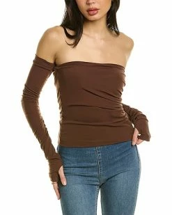 Helmut Lang Crepe Tube Top Women