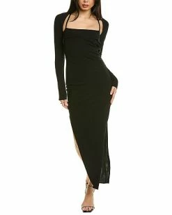 Helmut Lang Cutout Midi Dress Women