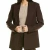 Helmut Lang Peak Lapel Wool-Blend Blazer Women