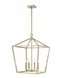 Millennium Lighting Gold 4-Light Pendant Home