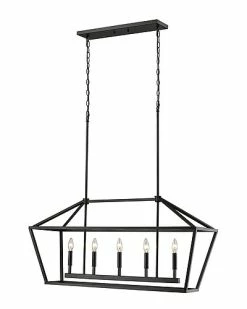 Millennium Lighting Black 5-Light Chandelier Home