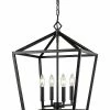 Millennium Lighting Black 4-Light Outdoor Pendant Home