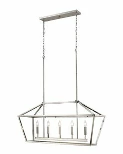 Millennium Lighting Nickel 5-Light Outdoor Chandelier Home