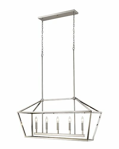 Millennium Lighting Nickel 5-Light Outdoor Chandelier Home 1 Millennium Lighting Nickel 5-Light Outdoor Chandelier Home