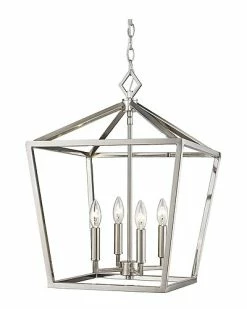 Millennium Lighting Nickel 4-Light Outdoor Pendant Home