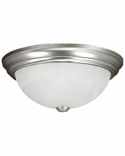 Millennium Lighting Nickel 3-Light Flush Mount Home