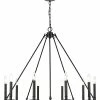 Millennium Lighting Florence Black 10-Light Chandelier Home
