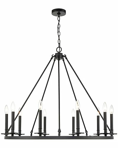Millennium Lighting Florence Black 10-Light Chandelier Home 1 Millennium Lighting Florence Black 10-Light Chandelier Home