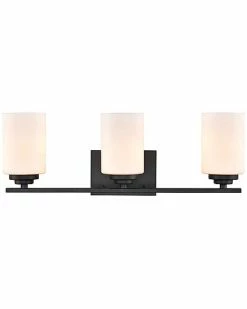 Millennium Lighting Durham Black 3-Light Vanity Home
