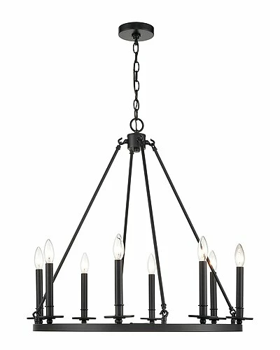 Millennium Lighting Florence Black 8-Light Chandelier Home 1 Millennium Lighting Florence Black 8-Light Chandelier Home