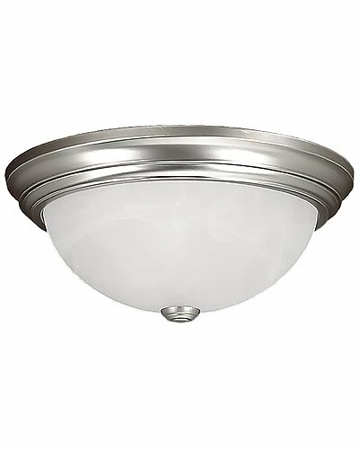 Millennium Lighting Nickel 2-Light Flush Mount Home 1 Millennium Lighting Nickel 2-Light Flush Mount Home
