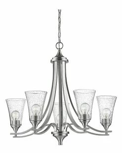 Millennium Lighting Natalie Nickel 5-Light Chandelier Home