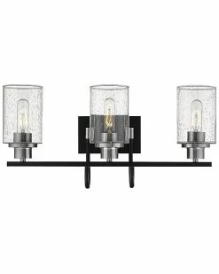 Millennium Lighting Clifton Black 3-Light Vanity Home