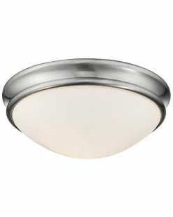 Millennium Lighting Nickel 2-Light Flush Mount Home