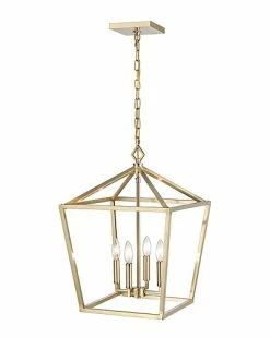 Millennium Lighting Gold 4-Light Pendant Home
