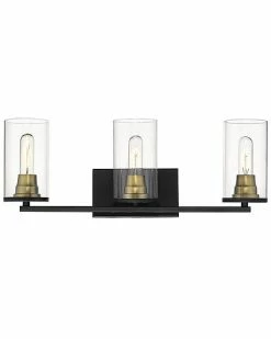 Millennium Lighting Burbank Black 3-Light Vanity Home