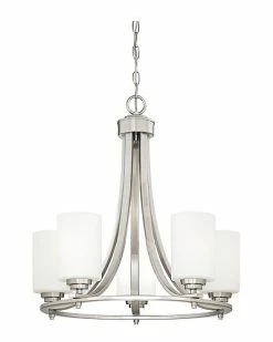 Millennium Lighting Bristo Nickel 5-Light Chandelier Home