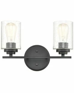 Millennium Lighting Black 2-Light Vanity Home
