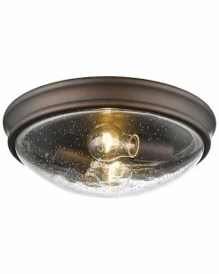 Millennium Lighting Bronze 2-Light Flush Mount Home