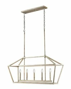 Millennium Lighting White 5-Light Chandelier Home