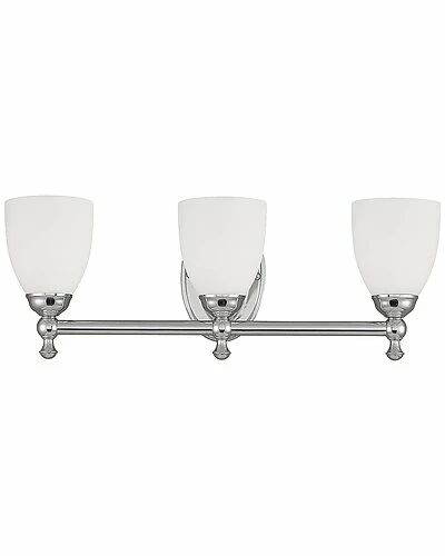 Millennium Lighting Chrome 3-Light Vanity Home 1 Millennium Lighting Chrome 3-Light Vanity Home