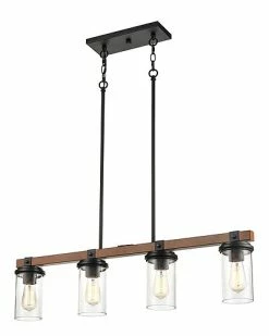Millennium Lighting Taos Black 4-Light Chandelier Home