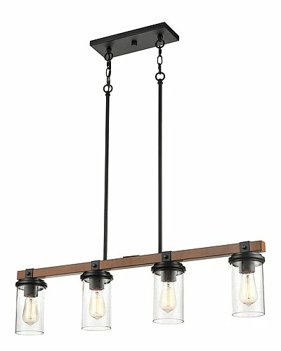 Millennium Lighting Taos Black 4-Light Chandelier Home 1 Millennium Lighting Taos Black 4-Light Chandelier Home