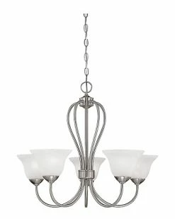 Millennium Lighting Main Street Nickel 5-Light Chandelier Home