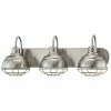 Millennium Lighting Neo-Industrial Nickel 3-Light Vanity Home