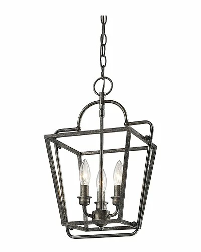 Millennium Lighting Silver 3-Light Pendant Home 1 Millennium Lighting Silver 3-Light Pendant Home