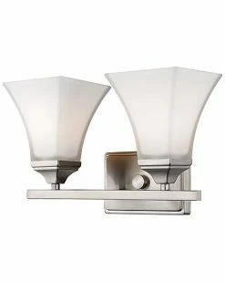 Millennium Lighting Nickel 2-Light Vanity Home