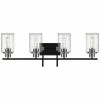 Millennium Lighting Clifton Black 4-Light Vanity Home