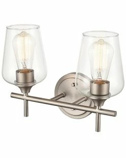 Millennium Lighting Ashford Nickel 2-Light Vanity Home
