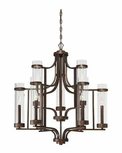 Millennium Lighting Milan Bronze 9-Light Chandelier Home