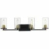 Millennium Lighting Burbank Black 4-Light Vanity Home