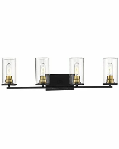 Millennium Lighting Burbank Black 4-Light Vanity Home 1 Millennium Lighting Burbank Black 4-Light Vanity Home