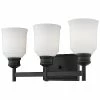Millennium Lighting Burbank Black 3-Light Vanity Home