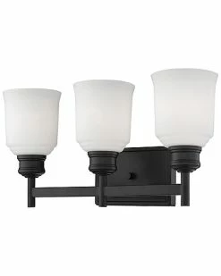 Millennium Lighting Burbank Black 3-Light Vanity Home
