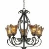 Millennium Lighting Chatsworth Gold 5-Light Chandelier Home