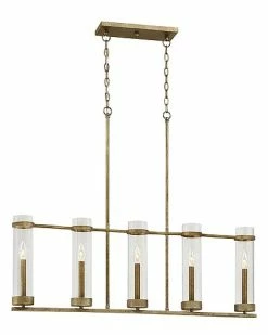 Millennium Lighting Milan Gold 5-Light Chandelier Home
