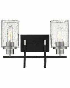 Millennium Lighting Clifton Black 2-Light Vanity Home