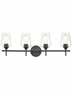 Millennium Lighting Ashford Black 4-Light Vanity Home