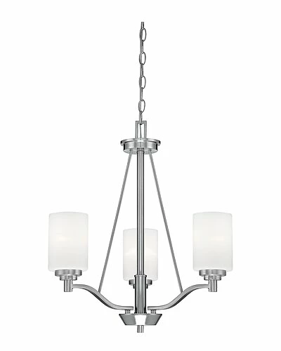 Millennium Lighting Durham Nickel 3-Light Chandelier Home 1 Millennium Lighting Durham Nickel 3-Light Chandelier Home